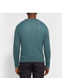 Gucci Cable Knit Cashgora Sweater
