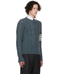 Thom Browne Gray 4 Bar Sweater