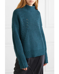 Jason Wu GREY Ribbed Wool Sweater