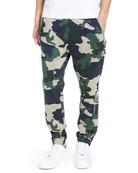 Teal Camouflage Sweatpants
