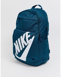 Nike Eletal Logo Backpack In Blue