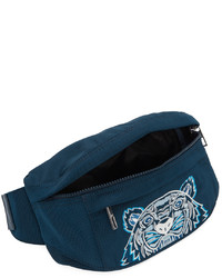 Kenzo Blue Small Kampus Tiger Belt Bag