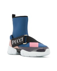 Emilio Pucci City Hi Top Sneakers