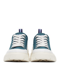 McQ Green And White Orbyt Basketball Sneakers