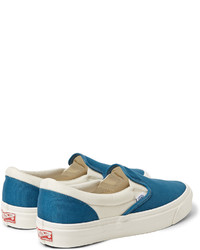 Vans Og Classic Lx Two Tone Canvas Slip On Sneakers