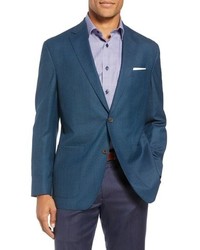 David Donahue Aiden Classic Fit Check Wool Sport Coat