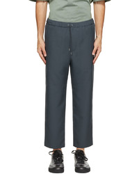 Oamc Blue Drawcord Trousers