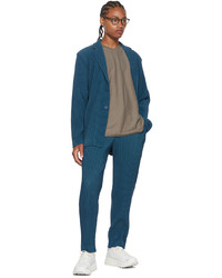 Homme Plissé Issey Miyake Blue Tailored Pleats 1 Trousers