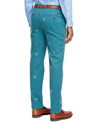 Brooks Brothers Milano Fit Seagull Embroidered Chinos