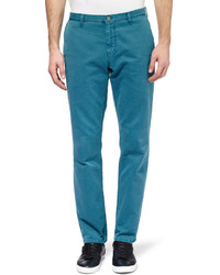 Gucci Slim Fit Washed Cotton Trousers