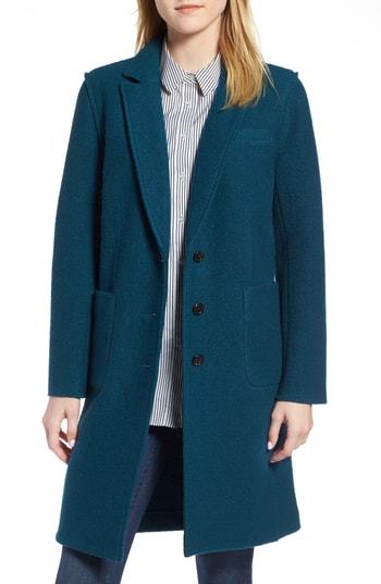 J crew olga 2025 boiled wool coat