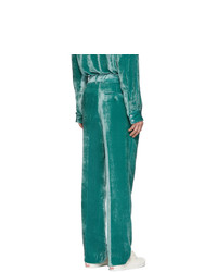 Sies Marjan Green Velvet Cord Trousers