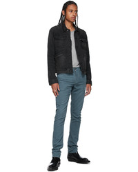 Tom Ford Blue 12 Waves Wash Cord Jeans