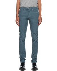 Tom Ford Blue 12 Waves Wash Cord Jeans