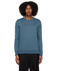 Zegna Blue Fitted Sweater