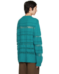Acne Studios Blue Stripe Sweater