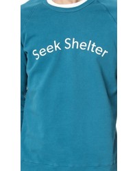 Quality Peoples Seek Shelter Crew Sweatshirt