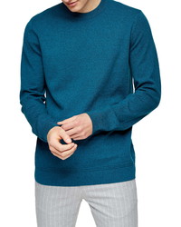 Topman Solid Crewneck Sweater