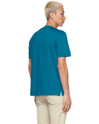 Ermenegildo Zegna Blue Logo T Shirt
