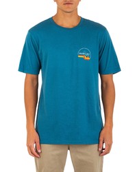 Hurley Everyday Washed Slider Graphic Tee In Rift Blue At Nordstrom