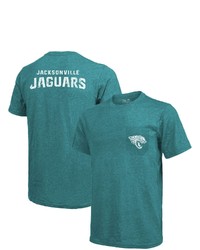 Majestic Threads Jacksonville Jaguars Tri Blend Pocket T Shirt