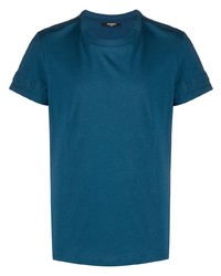 Balmain Logo Embossed Sleeves T Shirt