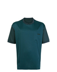 Prada Logo Patch Short Sleeve T Shirt