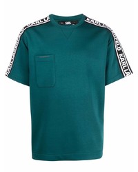 Karl Lagerfeld Logo Tape Short Sleeved T Shirt