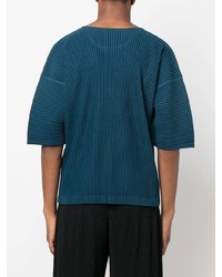 Homme Plissé Issey Miyake Pleated Short Sleeved Top