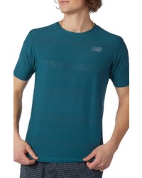 New Balance Q Speed Jacquard T Shirt In Mountain Nettle At Nordstrom