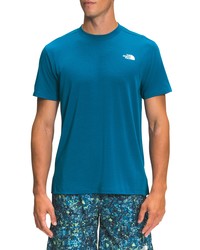 The North Face Wander Short Sleeve T Shirt In Banff Blue At Nordstrom