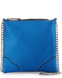 Cynthia Vincent Heaven Chain Strap Crossbody Bag Blue Matte
