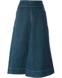 Lemaire Patch Pocket Denim Skirt