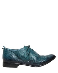 Teal Derby Shoes