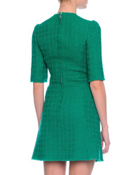 Dolce & Gabbana Tweed Double Breasted Dress