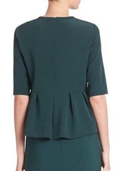 Piazza Sempione Embellished Elbow Sleeve Top