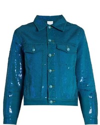 Ashish Sequin Embellished Denim Jacket