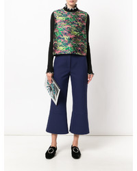MSGM Floral Embroidered Blouse