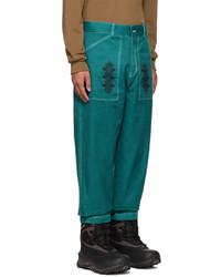Adish Green Baluwt Trousers