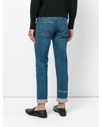 Gucci Blind For Love Embroidered Jeans