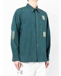 Adish Embroidered Design Long Sleeve Shirt