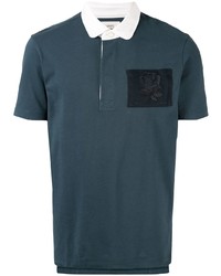 Teal Embroidered Polo
