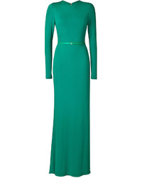 Elie Saab Jersey Gown With Side Slit