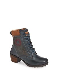 PIKOLINOS Le Mans Embroidered Lace Up Bootie