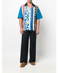 Marni Floral Print Bowling Shirt