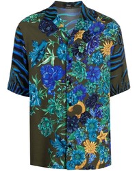 Versace Floral Print Shirt
