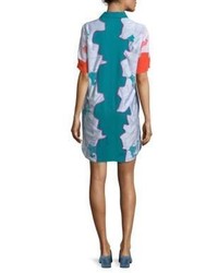 3.1 Phillip Lim Surf Silk Floral Shirtdress