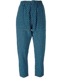 Marni Geometric Print Trousers