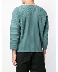 Homme Plissé Issey Miyake Pleated Buttoned T Shirt