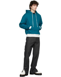 Youths in Balaclava Blue Bolo Hoodie